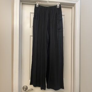 Black Wide-Leg Pants